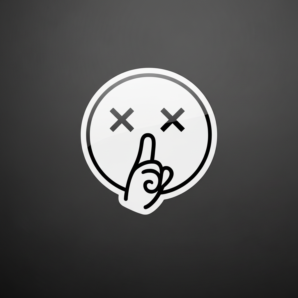 HUSH Logo Sticker - Banner Style